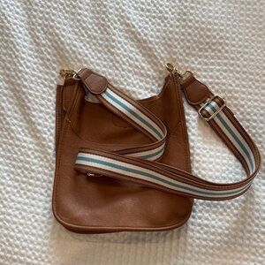 Ah-dorned Brown Crossbody Bag